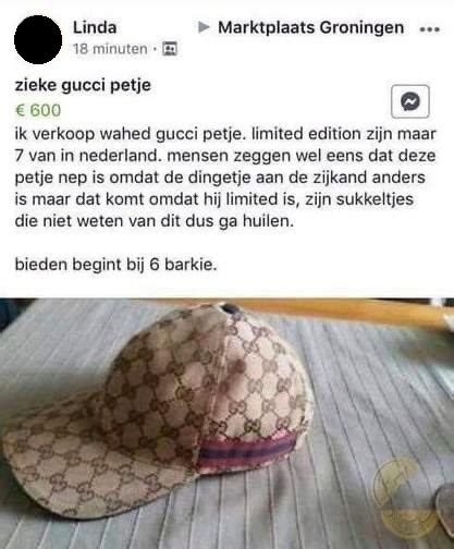 deze gucci petje is echt